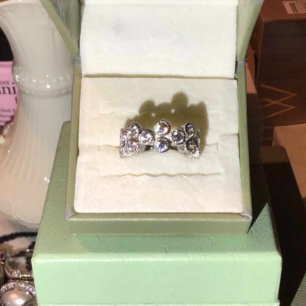 JUDITH RIPK DIAMONIQUE BUBBLES YGC 925 SS RING